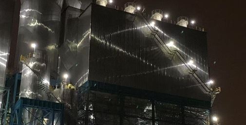 沙河市鴻昇玻璃有限公司干法煙氣脫硫除塵系統(tǒng)